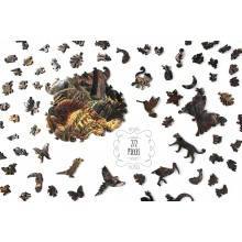 Tiger in Forest Wooden Jigsaw Puzzle