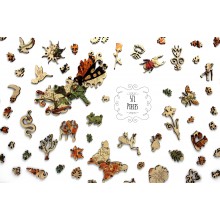 Insects Fruits Wooden Jigsaw Puzzle