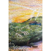 Sunset Landscape Wooden Jigsaw Puzzle