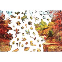 Autumn Forest Wooden Jigsaw Puzzle 