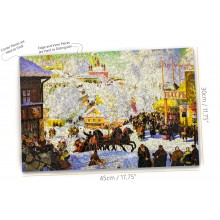 Christmas Town Wooden Jigsaw Puzzle