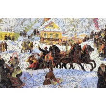 Christmas Town Wooden Jigsaw Puzzle