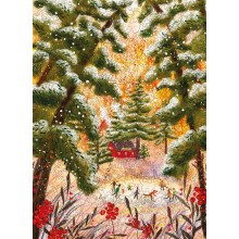 Winter Christmas Wooden Jigsaw Puzzle