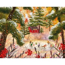 Winter Christmas Wooden Jigsaw Puzzle