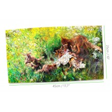 Fox in Forest Wooden Jigsaw Puzzle